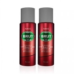 Brut Attraction Totale Deodorant Body Spray For Men, Masculine Long-Lasting Deo With Woody Fragrance, Imported, Deo Combo Pack Of 2 (200Ml Each)