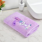 Maxoshine Microfiber Kids Bath Towels Quick Dry Super Absorbent Super Soft Bath Towel For Babies Toddler-Baby Towel For Boys And Girls (Purple, Pack Of 1)