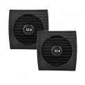 Aco® Ventilating Exhaust Fan 10Ap For Home, Bathroom And Kitchen | 100Mm | 100% Copper Motor (Black) : Pack Of 2