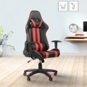 Homeland Design Your Heritage Gaming Chair Yg-702 Office Chair Pc Chair With Ergonomics Lumbar Support, Racing Style Pu Leather High Back Adjustable Swivel Task Chair (Black & Red)