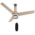 Havells 1200Mm Crista Underlight Bldc Ceiling Fan | Remote Controlled, Smart Fan, Iot Enabled, Alexa & Google Home Compatible | 5 Star Rated, Upto 60% Energy Saving, 2 Year Warranty | (Champagne Cola)