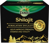 Zandu Pure Himalayan Shilajit Resin, Natural & Ayurvedic, Enhance Strength & Stamina