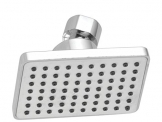 Kamal Shower Sail Overhead Shower Without Arm With Touch-Clean | Square Shape | Wall Mounted | Polished Chrome – Silver (Pack Of 1)