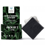 Bombay Shaving Company Charcoal And Neem Bath Soap For Men | Pack Of 3,75G Each