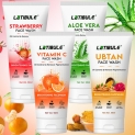 Latibule Daily Aloevera & Strawberry  For Balanced,Hydrated,And Healthy-Looking Skin Face Wash(50 Ml)