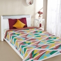 Amazon Brand – Solimo Rosette Dream 144 Tc 100% Cotton Single Reversible Dohar