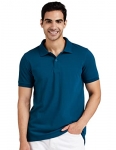 Amazon Brand – Symbol Men’S Cotton Rich Polo T Shirt | Collar Tshirts | Half Sleeves | Plain – Regular Fit (Fog Teal_M)