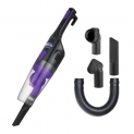 Kent Duster Vacuum Cleaner 600 W | Cyclone5 Technology | Bagless Design | High Suction Power >16 Kpa | Ideal For Curtain, Carpet, Sofa | Purple & Black