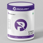 Proquest Crea Quest (Creatine Monohydrate), Instantly Soluble & Rapid Absorption Creatine(90 G, Unflavored)