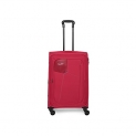 Skybags Rubik 58 Cms Small Cabin Polyester Softsided 4 Spinner Wheels Luggage/Suitcase/Trolley Bag- Red