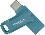 Sandisk Sdddc3-128G-I35Nbb / Mobile Dual Drive / 400 Mbs 128 Gb Otg Drive(Blue, Type A To Type C)