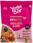 Yogabar Fruit + Nuts & Seeds Muesli, Super Save Pack, Wholegrain Breakfast, High Fiber Pouch(40 G)