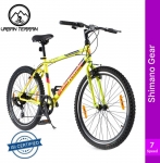 Urban Terrain By Cult Ut777 Steel Mtb 7 Speed With Shimano Geared And Ride Tracking App 26 T Road Cycle(7 Gear, Yellow, Rigid)