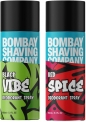 Bombay Shaving Company Red Spice & Black Vibe 150Ml X 2 Combo Deodorant Spray  –  For Men(300 Ml, Pack Of 2)