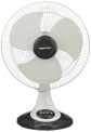 Amazon Basics High-Speed Table Fan I 3 Adjustable Fan Speeds | Rust Resistant Body | Rpm 2100 | 400Mm Sweep Length (White)