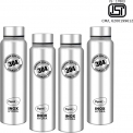 Pigeon Hydra Plus 900 Ml Bottle(Pack Of 4, Silver, Steel)