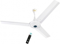 Kuhl Prima A6| 65% Power Saving Bldc Ceiling Fan | Bee 5 Star Rating | Isi Certified| 5 Star 1200 Mm 3 Blade Ceiling Fan(Bldc Motor With Remote | White | Pack Of 1)