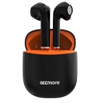 Gizmore 801 Air Massive Playback Upto 25 Hr, Voice Assistant & Type C Fast Charge Bluetooth Headset (Black)