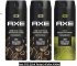 Axe Dark Temptation 150 Ml (Pack Of 2) And Pulse 150 Ml Deodorant(3 Items In The Set)