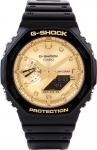 Casio Ga-2100Gb-1Adr G-Shock Gold Dial Resin Strap Analog-Digital Watch  – For Men