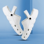 Tomsy Choice Men Clogs(White , 7)