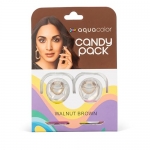 Aquacolor Walnut Brown Candy Pack Zero Power Colored Lenses (2 Lens/Box)