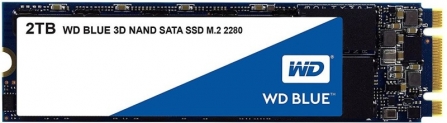 Wd Blue 3D 2 Tb Laptop Internal Solid State Drive (Ssd) (Wds200T2B0B)(Interface: Sata Iii, Form Factor: M.2)