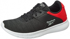 Reebok Men Synthetic/Textile Genesis Runner M Running Shoes Black/Vector Red Uk-9