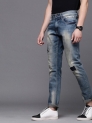 Wrogn Regular Men Blue Jeans