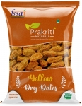 Prakriti Naturals Yellow Dry Dates | Peela Sukha Khajoor | Dry Chuhara Dry Dates(1000 G)