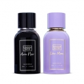 London Notes By New U London Notes Unisex Eau De Liquid Parfum Gift Set Pack Of 2(Lilac Moon & Aura Noir) For Men & Women|Long Lasting Edp Fragrance|With Floral,Citrusy & Spicy Scents|100 Ml(50Mlx2)