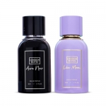 London Notes By New U London Notes Unisex Eau De Liquid Parfum Gift Set Pack Of 2(Lilac Moon & Aura Noir) For Men & Women|Long Lasting Edp Fragrance|With Floral,Citrusy & Spicy Scents|100 Ml(50Mlx2)