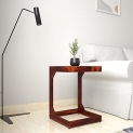 Amazon Brand – Solimo Watford Durable C-Shaped Bedside Table (Solid Sheesham Wood, Honey Finish)