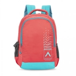 Aristocrat Solid Pattern Alps Backpack Red ,27 L (Medium)