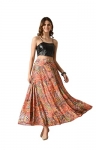 Vagisha Designer Lehanga Style Full Flared Printed Floor Length Skirts For Women’S/Girls/Ladies (L, Jaipuri Print)