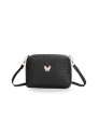 Fargo Women Leatherette Sling Bag (Black)