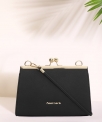 Fastrack Party Black  Clutch