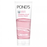 Pond’S Bright Beauty Mineral Clay Vitamin B3, 4X Oil Absorbing, Brightening, For Oil Free Instant Glow, Face Wash 90 G