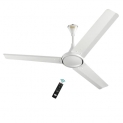 Kuhl Prima A4 1200Mm Decorative Power Saving Bldc Ceiling Fan With Remote | 29W | Saves Upto 65% Electricity | 5 Star | High Air Flow | Stylish Design | White